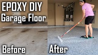 Epoxy Polyaspartic Garage Floor Coating  Entire Process in Hindi  WOW What a Makeover [upl. by Ednew]