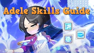 MapleStory M Adele Skills Guide [upl. by Sokil46]