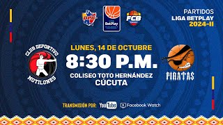 LIVE LigaBetplayDeBaloncesto  Club Deportivo Motilones VS Piratas de Bogotá 2024  10  14 [upl. by Werby]