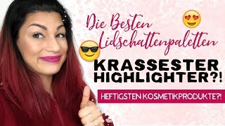 Jahresfavoriten 2018  Pflege  Highlighter  Lidschattenpaletten Favoriten [upl. by Alusru]