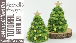 Tutorial Albero di Natale ad uncinetto  Facile e Veloce sub eng y esp [upl. by Greenstein]