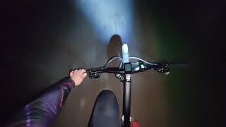 Prova Test della torcia Olight RN400 in notturna olightworld cycling bike mtb testing night [upl. by Gore]