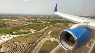 GLSANJet2B757200 landing at Alicante Airport [upl. by Areval134]