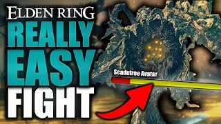 Elden Ring How to BEAT Scadutree Avatar EASILY in Shadow of the Erdtree [upl. by Nosoj]