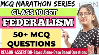 Federalism class 10 cbse mcqFederalismClass 10 SST McqTerm 1 MCQS [upl. by Kciredorb]