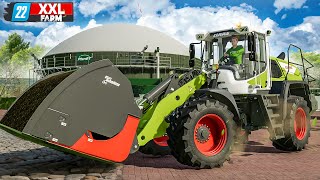 LS22 Hofumbau Die neue BIOGASANLAGE steht  XXL Farm 2 18  FARMING SIMULATOR 22 [upl. by Amitie168]