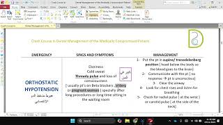 terminology file medically compromised patient  Part 2   crash course [upl. by Alvira]