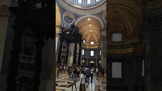 Vatican city cathedral part5 travel italy india viral trending youtubeshorts shorts europe [upl. by Trebmal435]