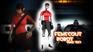 【TF2】Fem Scout Robot Voice Test [upl. by Naened]