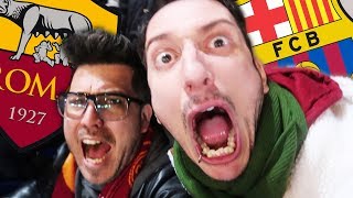 ROMA vs BARCELLONA 3  0 REACTION Champions DALLO STADIO OLIMPICO  winsa  ilvostrocarodexter [upl. by Symon731]