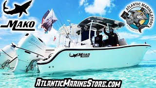 26 Mako Repowered with Twin 200hp Suzuki by Atlantic Marine [upl. by Dedrick]