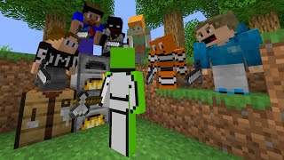 7 SIDEMEN VS DREAM MINECRAFT MANHUNT [upl. by Dlaregztif]