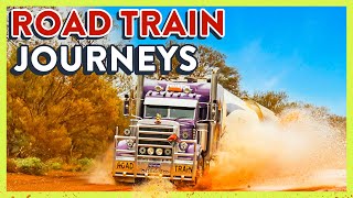 Driving Road Train Trucks Through The Australian Outback [upl. by Esta186]