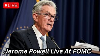 Live FOMC Fed Jerome Powell Speaks Inflation Economy Interest Rate Decision [upl. by Nanyt]