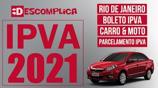 Como retirar boleto IPVA 2021  Fácil Fácil [upl. by Aligna]