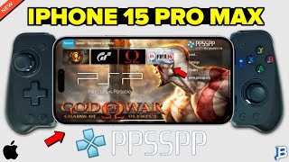 PSP Emulation On iPhone 15 Pro Max Test  PPSSPP Emulator Gameplay [upl. by Yruoc]