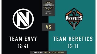 Team Envy vs Team Heretics  CWL Pro League 2019  Division B  Week 4  Day 4 [upl. by Douglas]