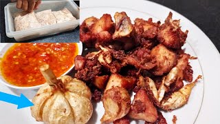 RESEP AYAM BAWANG GURIH  DI GORENG DENGAN KULIT BAWANG amp CARA NYIMPAN AGAR TAHAN LAMA [upl. by Adnimra]