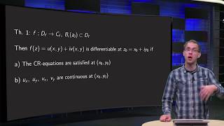 A sufficient condition for differentiability of a complex function [upl. by Wallford]