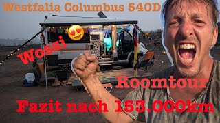 Westfalia Columbus 540D Roomtour  Fazit nach 153000km [upl. by Hsur]