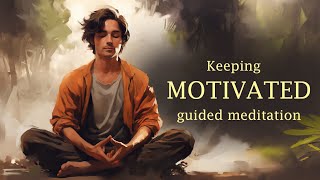 Keeping MOTIVATED by Visualizing your Goals Guided Meditation [upl. by Coady]