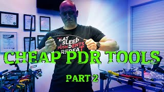 Are cheap PDR tools worth your money  DIY dent repair tools  Part 2 [upl. by Thomsen]