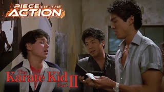 The Karate Kid Part II  Chozen Beats Up Daniel For Money [upl. by Mlohsihc]