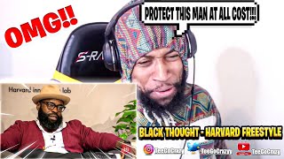 THIS A BLACK GAWD GEM Harvard ilab  Tariq Trotter aka Black Thought Freestyle REACTION [upl. by Myna]