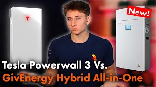 NEW GivEnergy HYBRID All In One Vs Tesla Powerwall 3  Everything you need to know [upl. by Kristos]