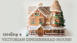 EPIC Gingerbread House 2020  Creating a Victorian Gingerbread Mansion [upl. by Melva]