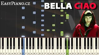 Bella Ciao MIDI  synthesia tutorial  piano sheets [upl. by Oirretno]