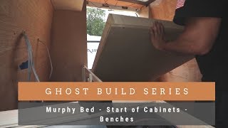 GHOST Van Build  Murphy Bed INSIDE a VAN [upl. by Yerga]