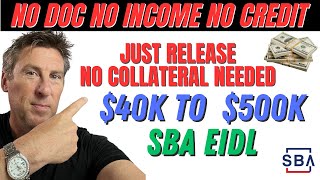 40K to 500K EASIEST LOAN EVER No Credit 375 Interest SBA EIDL LOAN [upl. by Annuhsal]