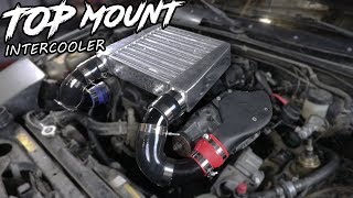 Supercharging the Rally Miata Pt 3  Custom Top Mount Intercooler [upl. by Wiles]