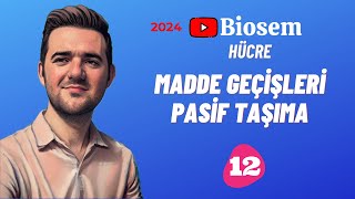 Madde Geçişleri Pasif Taşıma  39 Günde TYT Biyoloji Kampı12  9Sınıf Biyoloji Kampı12  yks2024 [upl. by Eneres855]