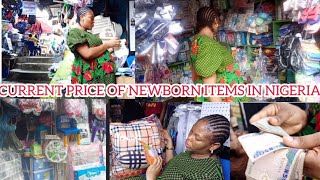 SHOPPING FOR BABY ESSENTIALS IN A NIGERIAN MARKET BABY ITEMS HAUL [upl. by Staffard]