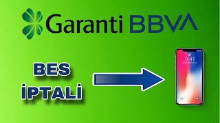 Garanti Bankası Bireysel Emeklilik İptali  Bes İptali Nasıl Yapılır Mobil [upl. by Carmelina701]