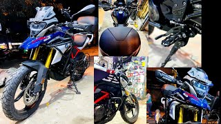 BMW G310GS Fully Modified Accessories worth ₹30K [upl. by Schinica]