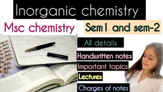 Msc chemistry  Inorganic chemistry notes inorganic chemistry msc 1st semester notes mscchemistry [upl. by Efeek77]