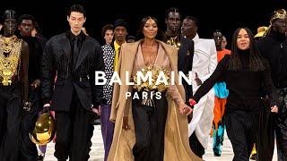 Balmain Mens Fall Winter 2024 Fashion Show [upl. by Nnagrom]