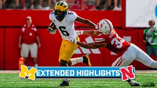 Michigan at Nebraska  Extended Highlights  Big Ten Football  Sept 30 2023 [upl. by Enayd]