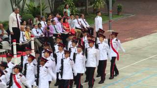 Beatty Secondary School AA March Past 2013 [upl. by Hacceber214]