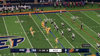 CFSL season 3 Arizona Vs UTEP [upl. by Udele]