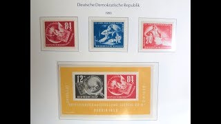 Briefmarken wertvoll oder nicht Der ungefähre Wert der Briefmarken der DDR von 1949  1950 [upl. by Acirred]