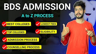 BDS Course Details  BDS Admission 2024  BDS Admission Process  Best Dental Colleges in India [upl. by Fiedling510]