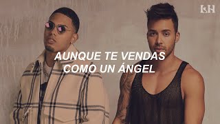 Prince Royce ft Myke Towers  Carita de Inocente REMIX Letra [upl. by Buffy697]