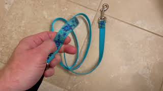 Sturdy Lupine Dog Leash Review Turtle Design [upl. by Eleen]