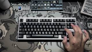 KBD8X MKIII  Strawberry Wine V1  Aluminum Plate  DMK Keycaps  Typing Sound TH [upl. by Paugh]