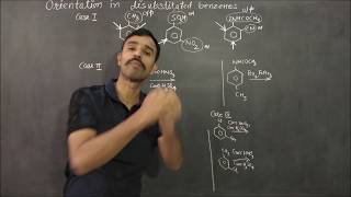 Trick for Orientation of electrophilic substitution reactions in disubstituted benzene by suresh sir [upl. by Narhem]