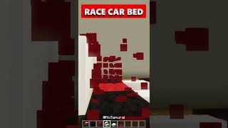 Minecraft 🏎️ RACE CAR BED はいよろこんで minecraft shorts [upl. by Hailahk847]